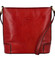 Dámska kožená crossbody kabelka červená - Katana Monána