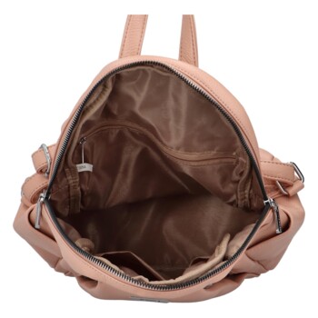 Dámsky mestský batoh svetlo ružový - Silvia Rosa Luci