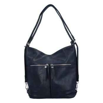 Dámska kabelka batoh tmavomodrá - Romina Kayla