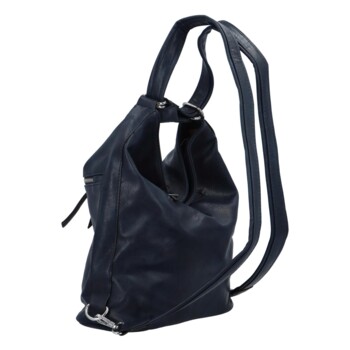 Dámska kabelka batoh tmavomodrá - Romina Kayla