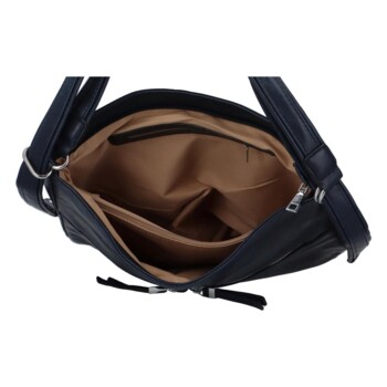 Dámska kabelka batoh tmavomodrá - Romina Kayla