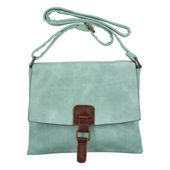 Dámska crossbody kabelka svetlozelená - Paolo Bags Jostein