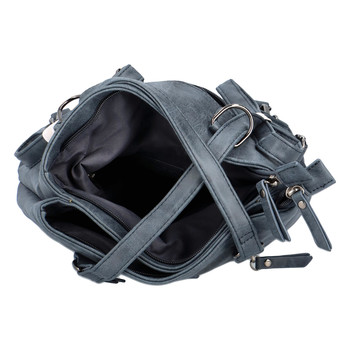 Dámsky štýlový batoh kabelka tmavomodrý - Enrico Benetti Brisaus