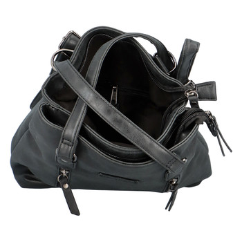 Dámsky štýlový batoh kabelka čierny - Enrico Benetti Brisaus