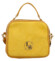 Dámska crossbody kabelka žltá - Laura Biaggi Zixi