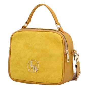 Dámska crossbody kabelka žltá - Laura Biaggi Zixi