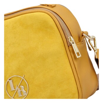 Dámska crossbody kabelka žltá - Laura Biaggi Zixi
