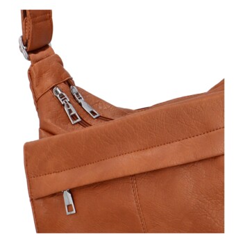 Dámska crossbody kabelka hnedá - MaxFly Devillana