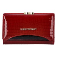 Dámska kožená peňaženka červená - Gregorio Nikoss