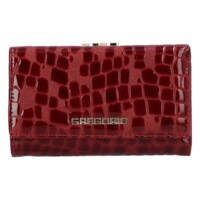 Dámska kožená peňaženka tmavo červená - Gregorio Olivia