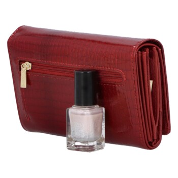 Dámska kožená peňaženka červená - Gregorio Zairax