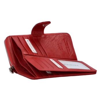 Dámska kožená peňaženka červená - Patrizia Natasha