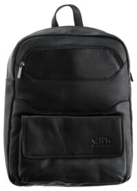 Pánsky kožený batoh čierny - Wild Ronel