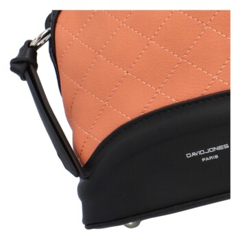 Dámska crossbody kabelka čierno koralová - David Jones Sonamy