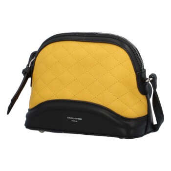 Dámska crossbody kabelka čierno žltá - David Jones Sonamy