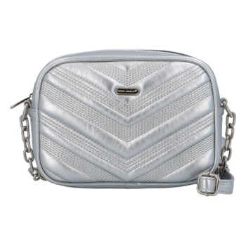 Dámska crossbody kabelka strieborná - David Jones Diane