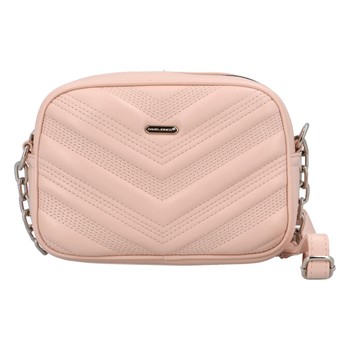 Dámska crossbody kabelka svetloružová - David Jones Diane