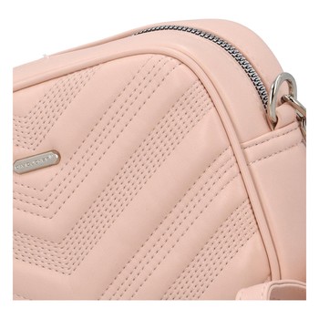 Dámska crossbody kabelka svetloružová - David Jones Diane