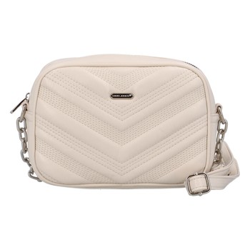 Dámska crossbody kabelka svetlobéžová - David Jones Diane