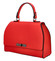 Dámska kožená kabelka do ruky červená - ItalY Yoselin