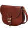 Dámska kožená crossbody kabelka hnedá - ItalY Isabella