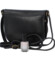 Dámska kožená crossbody kabelka čierna - ItalY Isabella