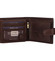 Pánska kožená peňaženka tmavo hnedá - SendiDesign Maty New