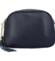 Dámska kožená crossbody kabelka tmavomodrá - ItalY Prianna G