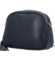 Dámska kožená crossbody kabelka tmavomodrá - ItalY Prianna G