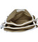 Dámska kožená listová kabelka biela - ItalY Bonnie