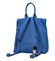 Dámsky kožený batoh kráľovsky modrý - ItalY Ahmedus