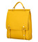 Dámsky kožený batoh žltý - ItalY Malechio