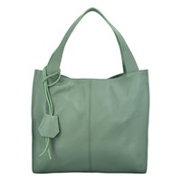 Dámska kožená kabelka bledo zelená - ItalY Methy