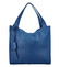 Dámska kožená kabelka kráľovsky modrá - ItalY Methy