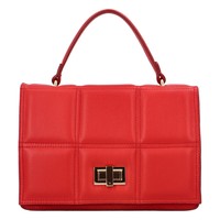 Dámska kožená kabelka do ruky červená - ItalY Diana