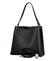 Luxusná dámska kožená kabelka čierna - ItalY Lucy