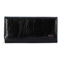 Luxusná dámska kožená peňaženka čierna - Ellini Ferity