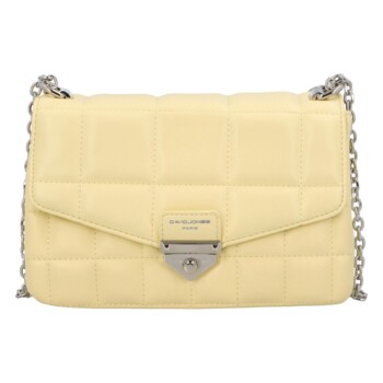 Dámska crossbody kabelky svetložltá - David Jones Milow