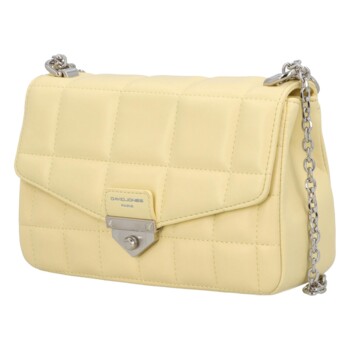 Dámska crossbody kabelky svetložltá - David Jones Milow
