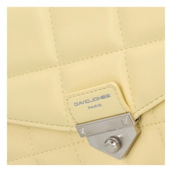 Dámska crossbody kabelky svetložltá - David Jones Milow