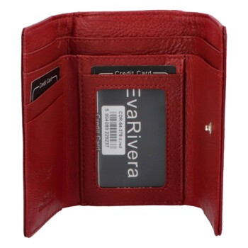Dámska kožená peňaženka červená - Ellini Vextra