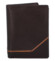 Pánska kožená peňaženka tmavo hnedá - Diviley Earl