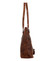 Luxusná dámska kožená kabelka cez plece hnedá - Greenwood Elaisy