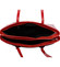 Tmavočervená kožená kabelka cez plece - ItalY Yuramica