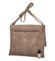 Dámska crossbody kabelka taupe - Paolo Bags Adsaast