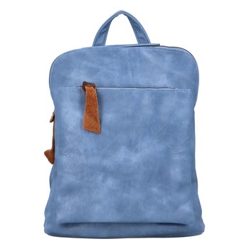 Dámsky mestský batoh kabelka nebesky modrý - Paolo Bags Buginolli