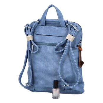 Dámsky mestský batoh kabelka nebesky modrý - Paolo Bags Buginolli