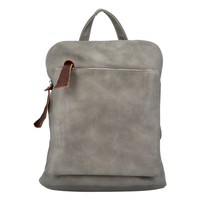Dámsky mestský batoh kabelka šedý - Paolo Bags Buginolli