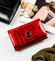 Dámska kožená peňaženka lakovaná červená - Cavaldi H291DBF