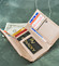 Dámska polokožená lakovaná peňaženka sivá - Cavaldi H23SH